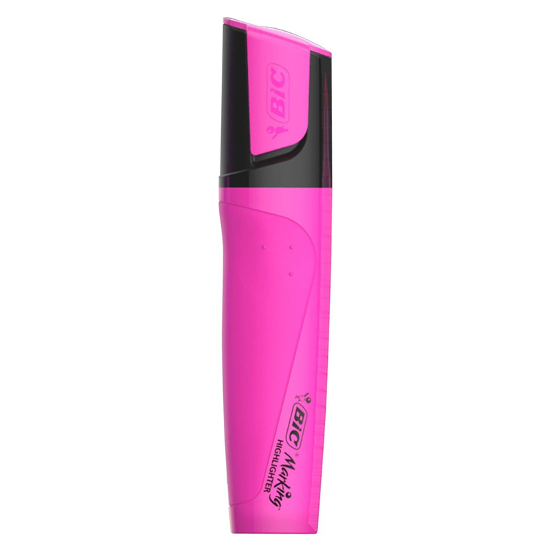 BIC FOSFORLU KALEM FLAT 12 Lİ PEMBE 968586