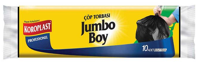 KOROPLAST ÇÖP TORBASI PROF. JUMBO 80x110 10 LU ST01500488