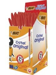 Bic Tükenmez Kalem Cristal Fine Point 50 Li Kırmızı Kristal 0.8mm 872720