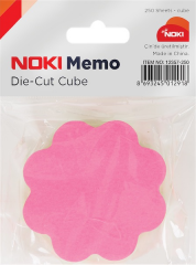 NOKİ MEMO YAPIŞKANLI NOT KAĞIDI 75x75 250 YP 12357-250 5 RENK ÇİÇEK