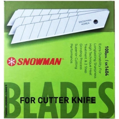 SNOWMAN MAKET BIÇAĞI YEDEĞİ GENİŞ 100 LÜ SK1404