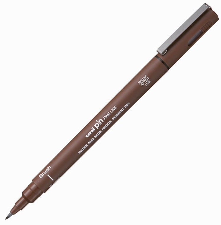 UNİ DRAWING BRUSH PEN PINBR-200 SEPYA