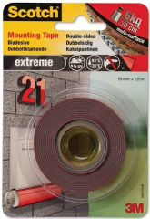 SCOTCH ÇİFT TARAFLI MONTAJ BANDI EXTRA 19mmx1,5m 10 KG 4002