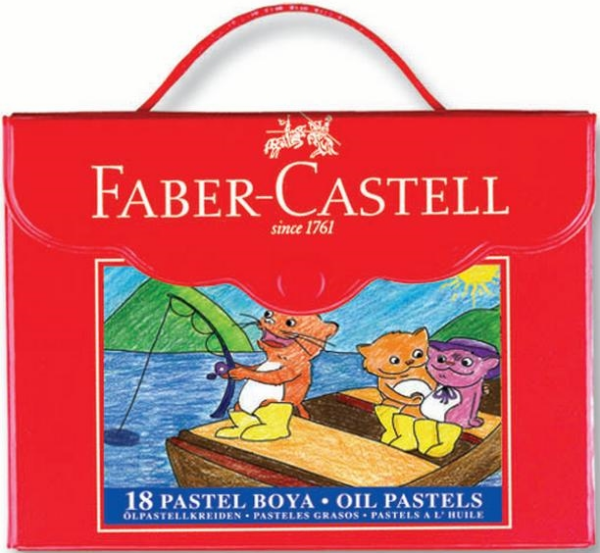 FABER PASTEL BOYA RED LİNE 18 RENK ÇANTALI 125119