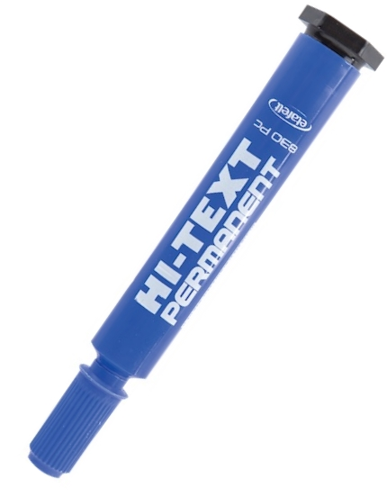 HI-TEXT PERMANENT MARKER KESİK UÇLU 830PCM MAVİ