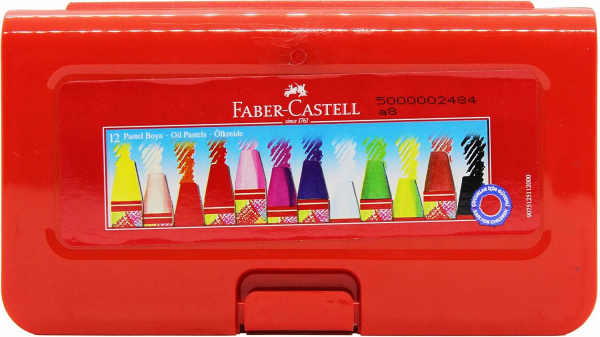 FABER PASTEL BOYA PLASTİK KUTU 12 Lİ 125112
