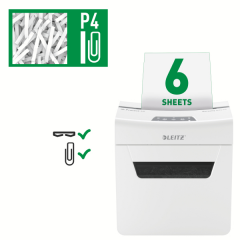 LEITZ EVRAK İMHA MAKİNESİ IQ OFFICE P4 8090 6 YAPRAK KAPASİTELİ
