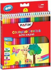 FATİH KURU BOYA 24 RENK TAM BOY 33225