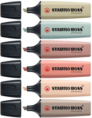 STABILO FOSFORLU KALEM BOSS NATURECOLORS SET 6 LÜ 70/6-2-2
