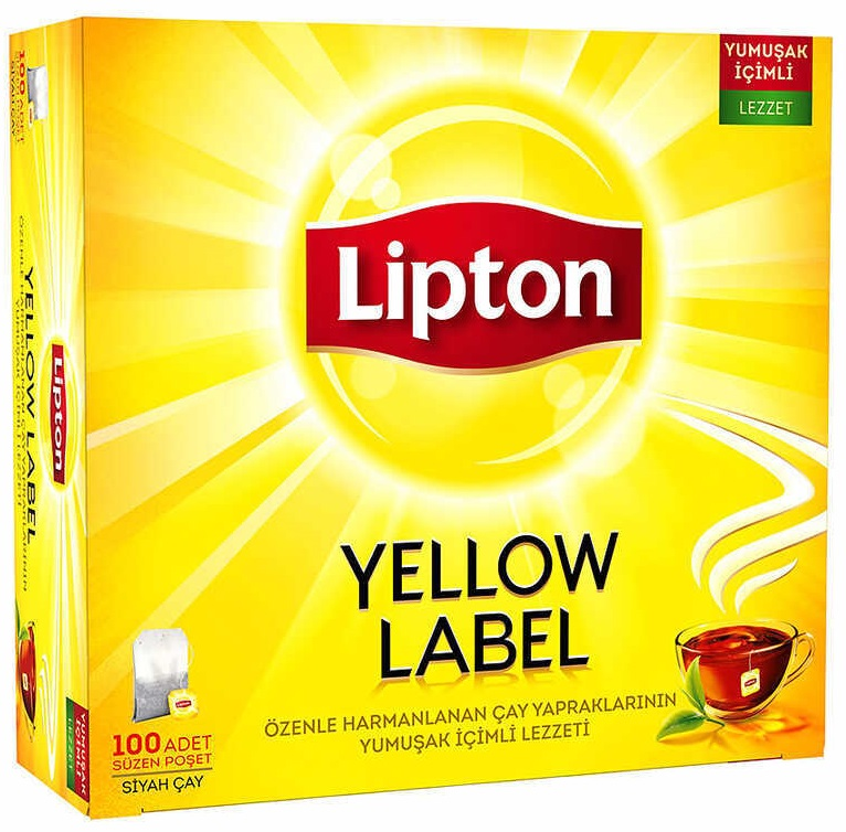 LİPTON BARDAK POŞET ÇAY 100 LÜ YELLOW LABEL 2 GR 70003656-69700885