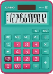 CASIO HESAP MAKİNESİ MASAÜSTÜ MX-12B-GNRD 12 HANE YEŞİL