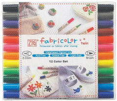 ZIG FABRICOLOR TWIN KUMAŞ KALEMİ TC-4000/12V 12 LI