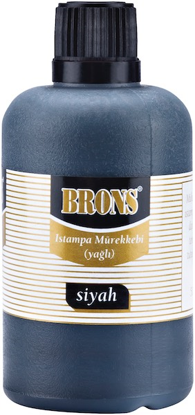 BRONS ISTAMPA MÜREKKEBİ 500 CC SİYAH BR-320