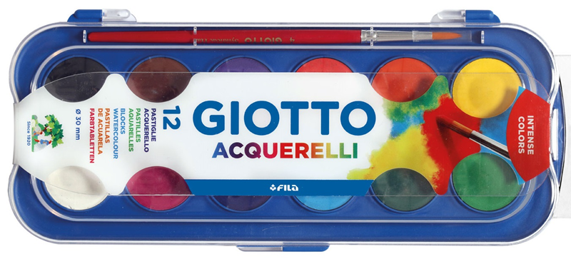 GIOTTO SULU BOYA 30 MM 12 Lİ 351200