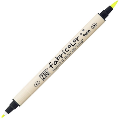 ZIG FABRICOLOR TWIN KUMAŞ KALEMİ TC-4000 001 FLUORESCENT YELLOW