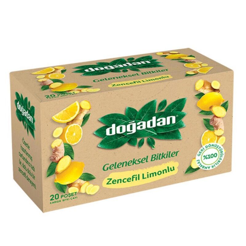 DOĞADAN BİTKİ ÇAYI LİMON ZENCEFİL 20 Lİ