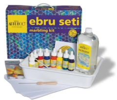 ARTDECO EBRU BOYASI SETİ 8 RENK x 30 ML BAŞLANGIÇ SETİ (A4 TEKNELİ) Y-016 ES-8