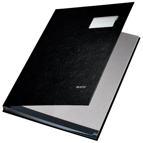 LEITZ İMZA DOSYASI PLASTİK 10 SAYFA L-5701 SİYAH