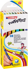 EDDING KEÇELİ KALEM FUNTASTICS E-15 İNCE 18 Lİ