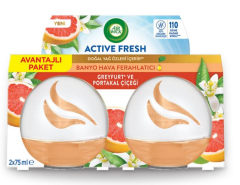 AIR WICK ODA KOKUSU ACTIVE FRESH (DECOSPHERE) GREYFURT PORTAKAL ÇİÇEĞİ 2x75 ML