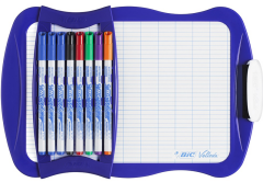 BIC BEYAZ TAHTA MİNİ+8 ADET TAHTA KALEMİ+SİLGİ 967444