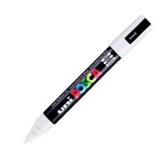 UNİ POSTER MARKÖRÜ POSCA 1.8-2.5 PC-5M BEYAZ