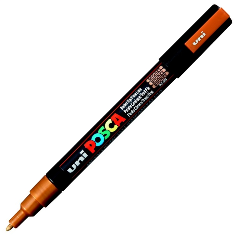 UNİ POSTER MARKÖRÜ POSCA 0.9-1.3 PC-3M BRONZ