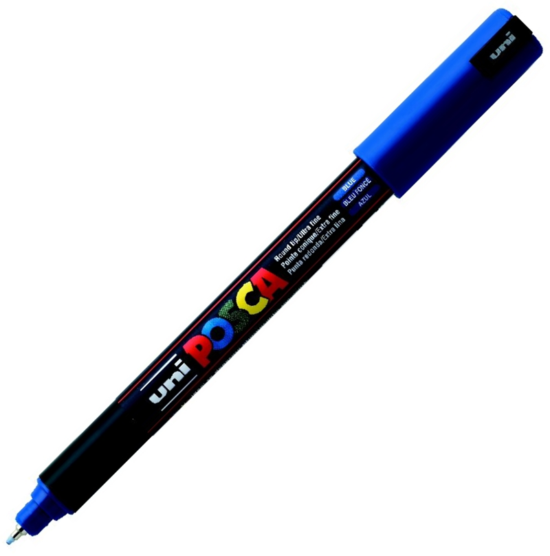 UNİ POSTER MARKÖRÜ POSCA PC-1MR 0.7 MAVİ