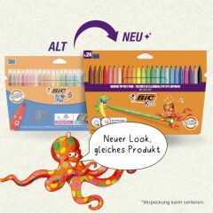 BIC KEÇELİ KALEM KID COULEURS 24 RENK 841800