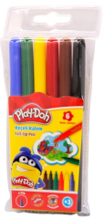 PLAY-DOH KEÇELİ KALEM 6 RENK 2MM KE004