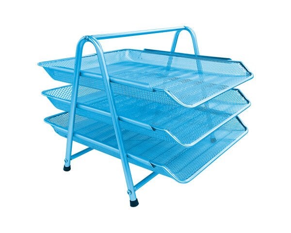 MAS EVRAK RAFI PERFORELİ 3 LÜ 523 BEBE MAVİ