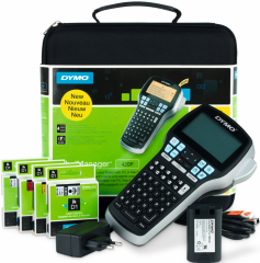 DYMO ETİKET MAKİNESİ LM 420P + 4 D1 ETİKET ÇANTALI KİT S0915480