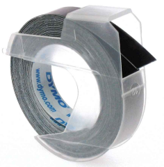 DYMO KABARTMA ŞERİT 9MM x 3MT SİYAH S0898130-520109