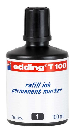 EDDING PERMANENT MÜREKKEP 100 ML E-T100 SİYAH