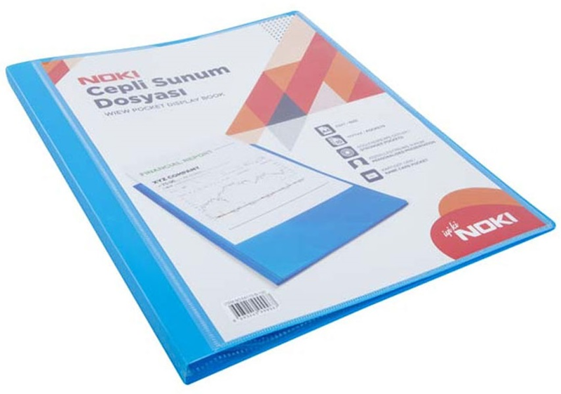 NOKİ SUNUM DOSYASI CEPLİ 100 LÜ MAVİ 641100-N-130