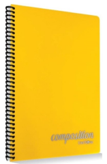 ÇINAR DEFTER A4 COMPOSITION SPİRALLİ PP KAPAK 160 YP. KARELİ 72819