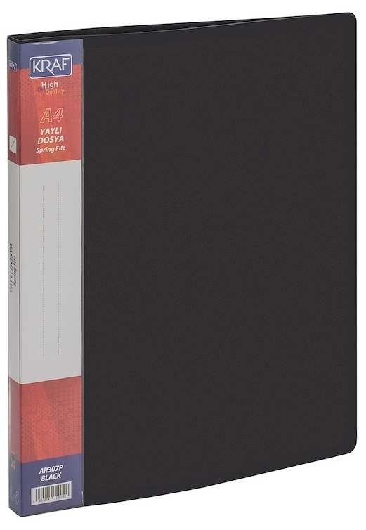KRAF YAYLI DOSYA AR307P SİYAH