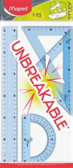 MAPED ÇİZİM SETİ STUDY KIRILMAZ 4'LÜ 30 CM 981701