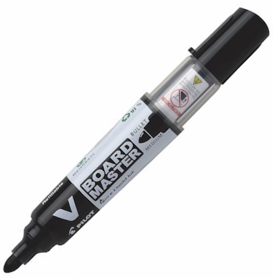 PILOT BEYAZ TAHTA KALEMİ V-BOARD MASTER SİYAH WBMA-VBM-M-B-BG