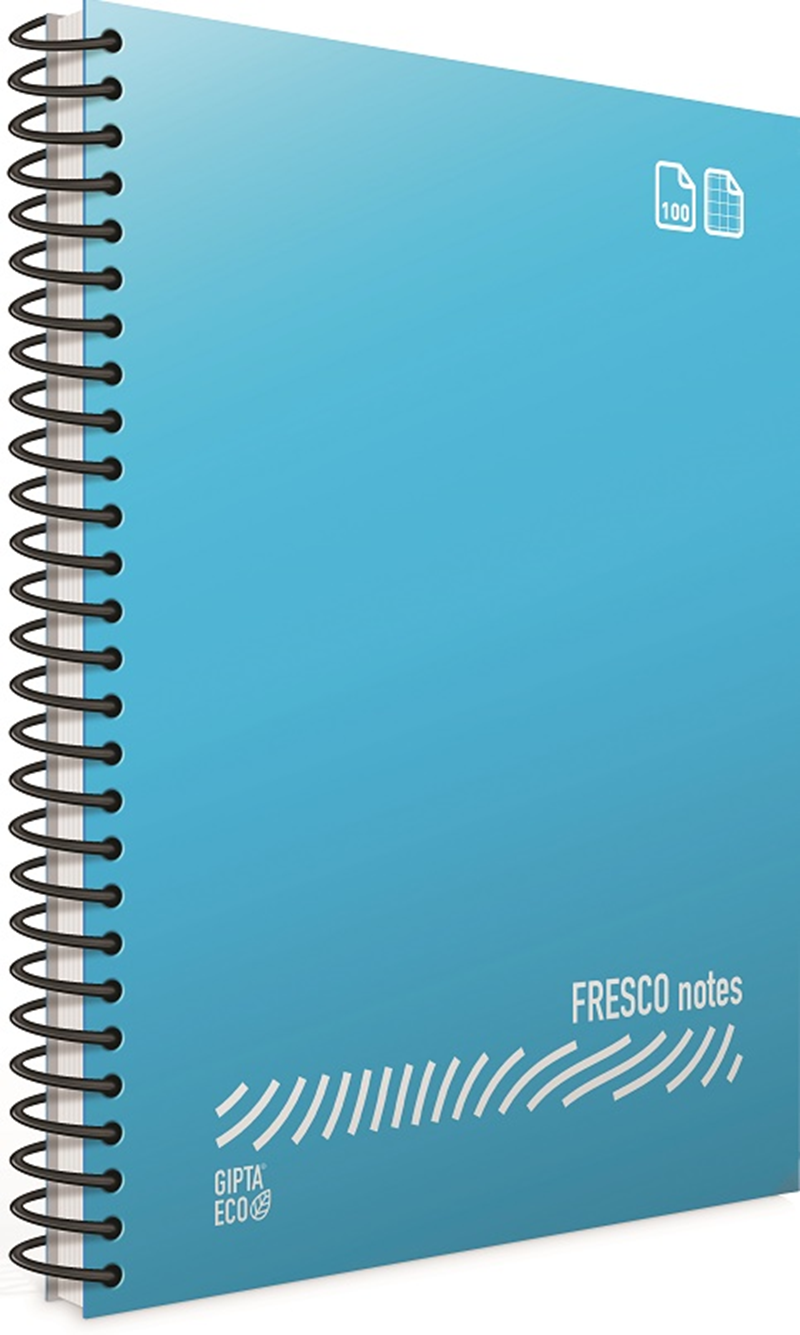 GIPTA DEFTER EKO FRESCO A4 SPİRALLİ PP KAPAK 96YP. ÇİZGİLİ 4935