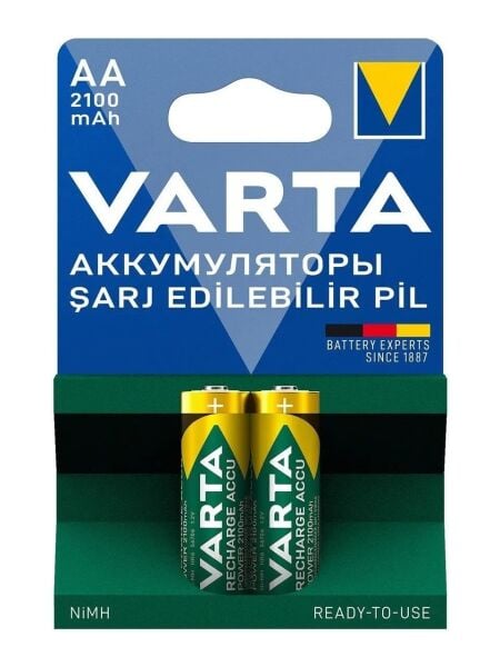 VARTA ŞARJLI  2100MH 2'Lİ KALEM AA 56706101412