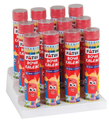 FATİH KURU BOYA 12 RENK TÜP TAM BOY 33114-33124