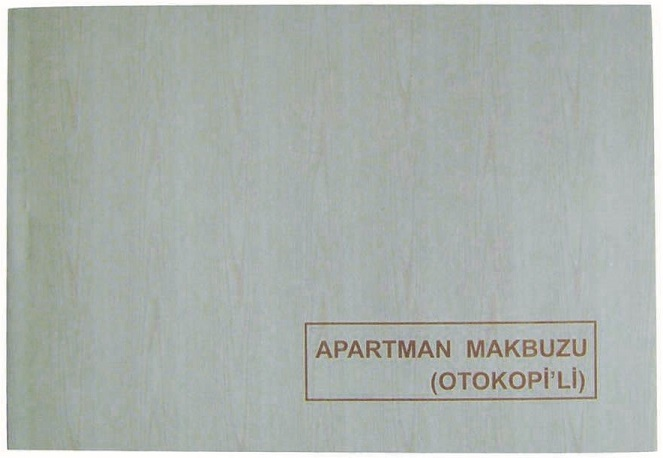 DİLMAN APARTMAN MAKBUZU 2/50 2 NÜSHA 4014