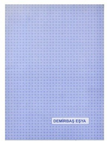 DİLMAN DEMİRBAŞ EŞYA DEFTERİ KARTON KAPAK 21.5x31.5 40 YP 5006