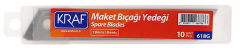 KRAF MAKET BIÇAĞI YEDEĞİ GENİŞ 100 LÜ 618G