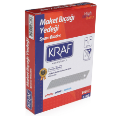 KRAF MAKET BIÇAĞI YEDEĞİ GENİŞ 100 LÜ 618G