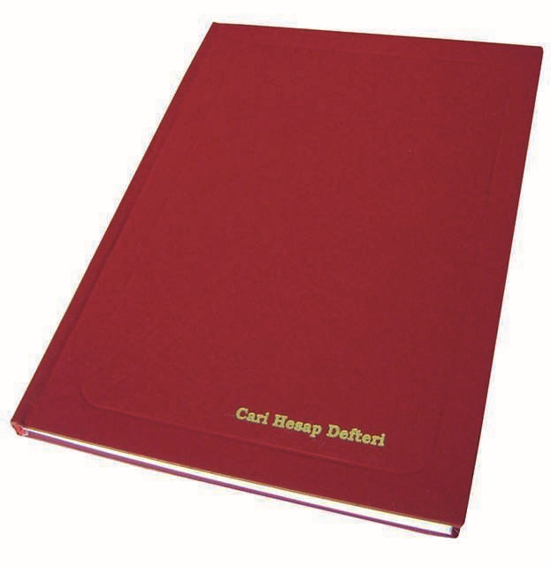 DİLMAN CARİ HESAP DEFTERİ CİLTLİ DİK 17x24  96 YP 1205