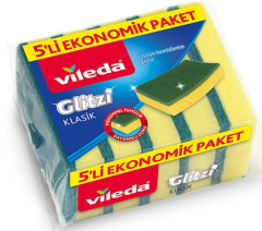 VİLEDA KLASİK YEŞİL SÜNGER 5 Lİ DÜZ 141126