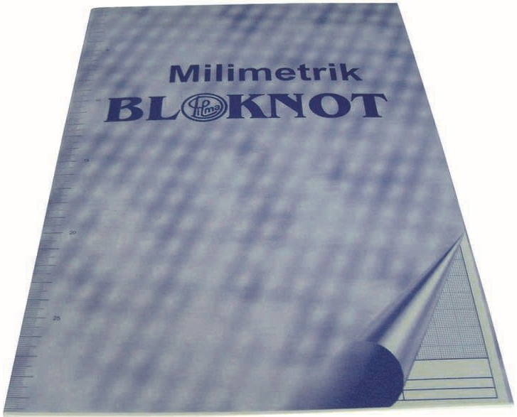 DİLMAN MİLİMETRİK BLOK A4 MAVİ 30 YP 2110