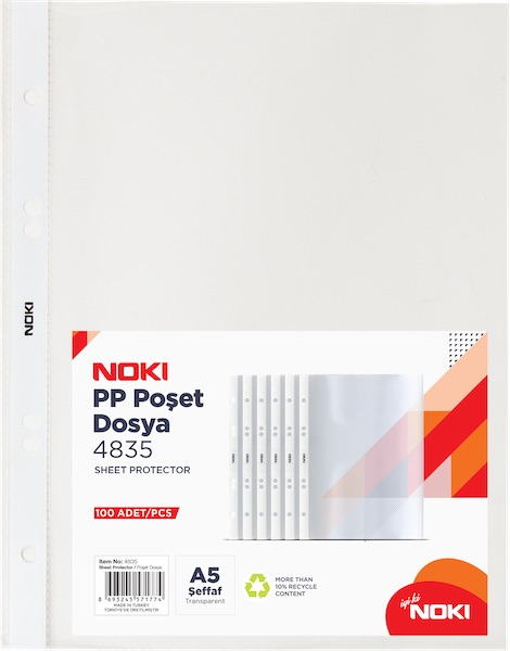 NOKİ POŞET DOSYA A5 100 LÜ 4835